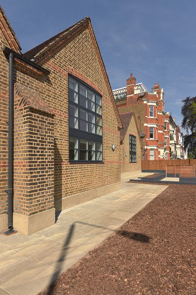 Exterior building photography of a recent architectural project in London.
