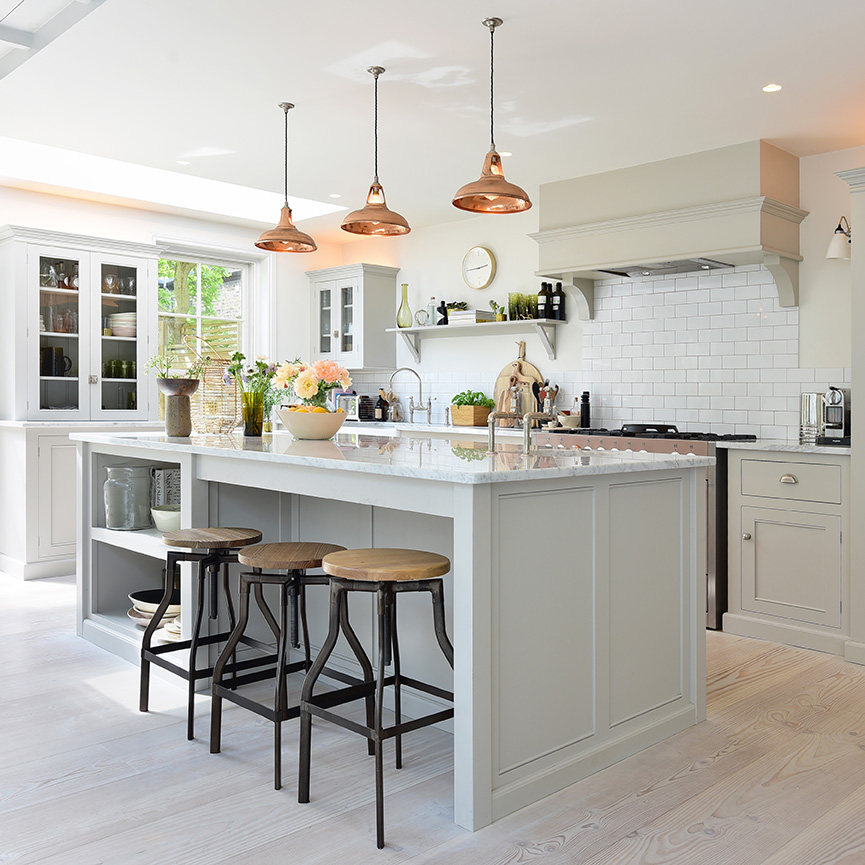 bright airy shaker style kitchen