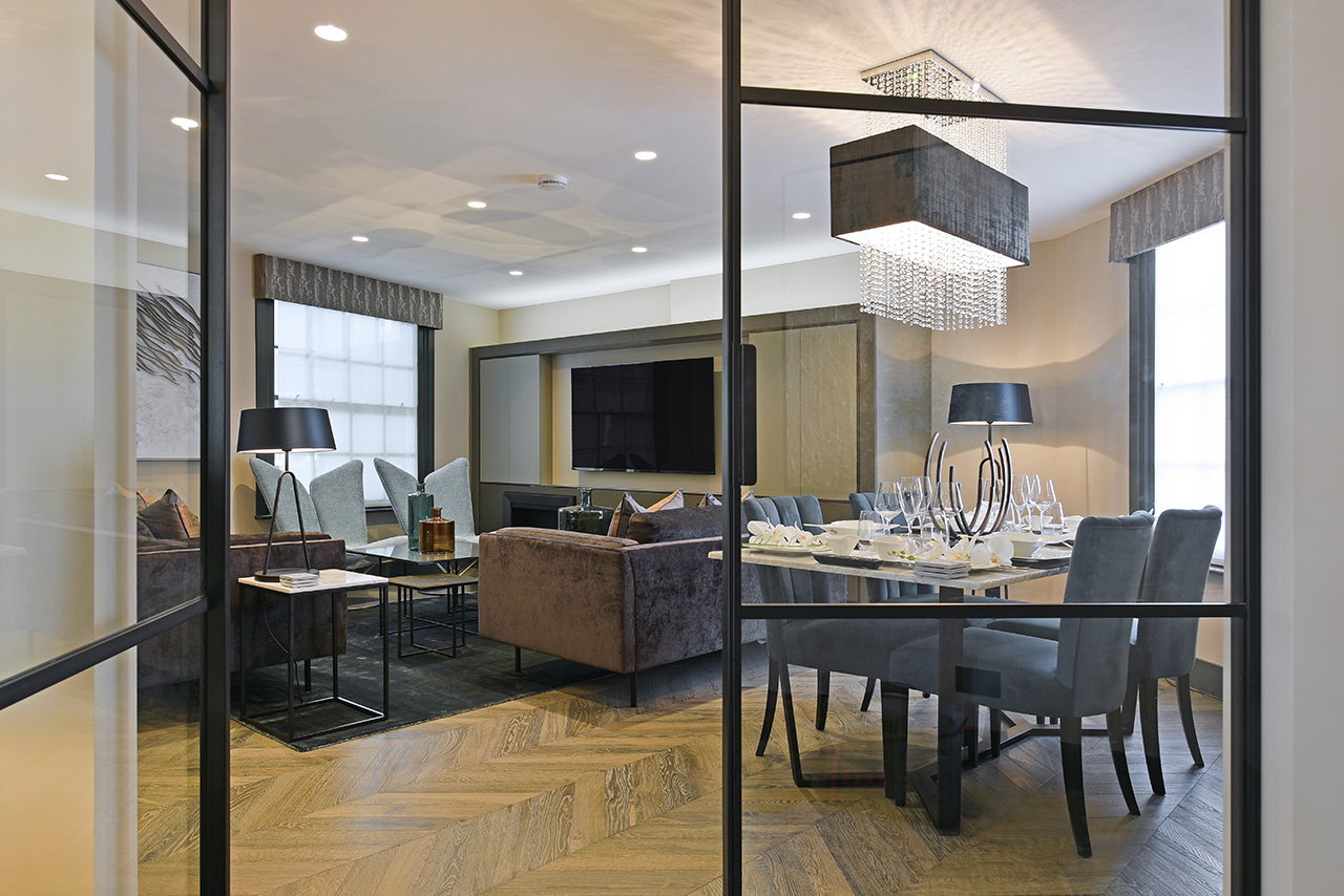 modern London apartment interior