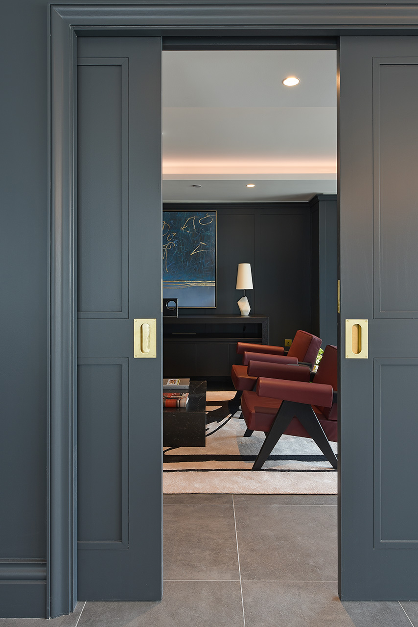 interior design photography of carpentry in London apartment